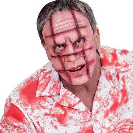 e-carnavalskleding-SYK Scarface masker latex