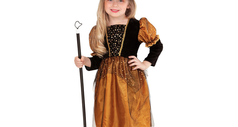 e-carnavalskleding-SYK Schattig gouden heksje