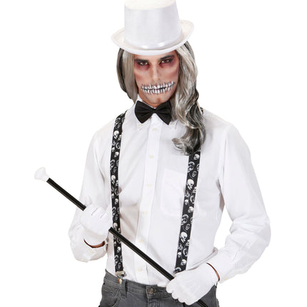 e-carnavalskleding-SYK Schedel bretels doodshoofd