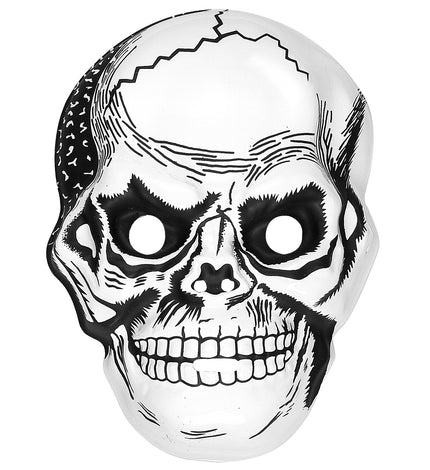 e-carnavalskleding-SYK Schedel masker skelet Dex plastic