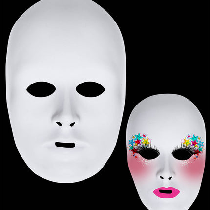e-carnavalskleding-SYK Schilderbare maskers