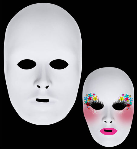 e-carnavalskleding-SYK Schilderbare maskers