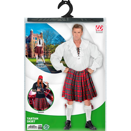 e-carnavalskleding-SYK Schotse kilt rode ruit
