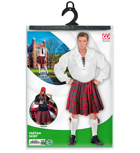 e-carnavalskleding-SYK Schotse kilt rode ruit
