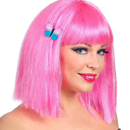 e-carnavalskleding-SYK Set van 4 vlinder haarclips