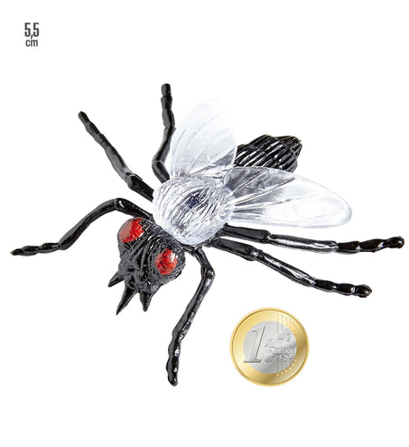 e-carnavalskleding-SYK Set van 6 vliegen 5,5cm