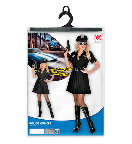 e-carnavalskleding-SYK Sexy politie agente zwart