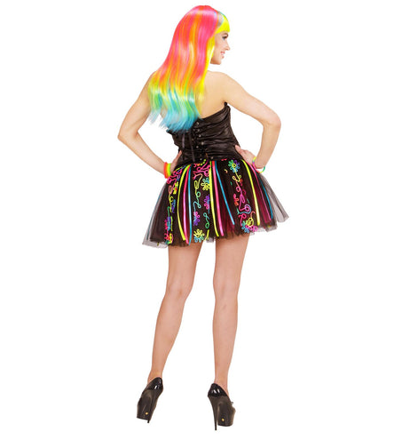 e-carnavalskleding-SYK Sexy regenboog jurkjes