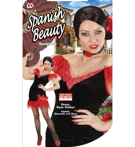 e-carnavalskleding-SYK Sexy Spaanse señorita jurk Aletta