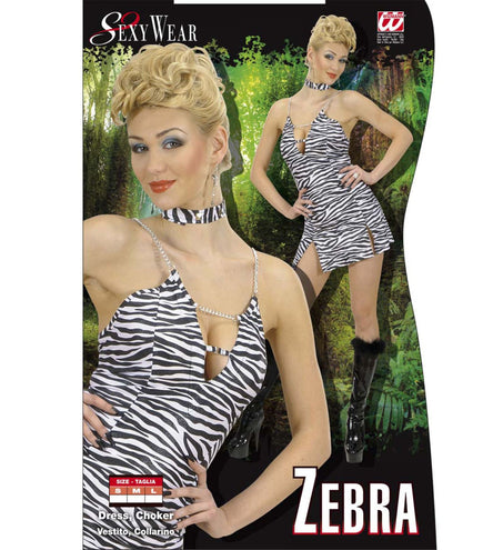 e-carnavalskleding-SYK Sexy zebrapak dames