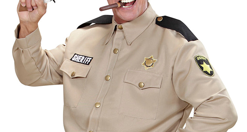 e-carnavalskleding-SYK Sheriff shirt Amerikaanse politie pak