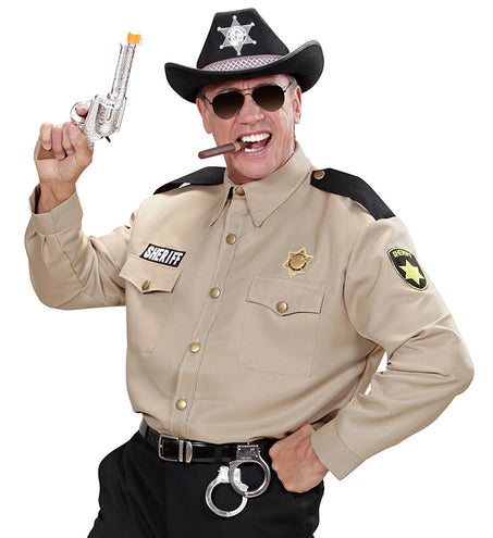 e-carnavalskleding-SYK Sheriff shirt Amerikaanse politie pak