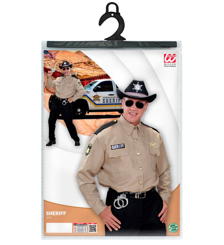 e-carnavalskleding-SYK Sheriff shirt Amerikaanse politie pak