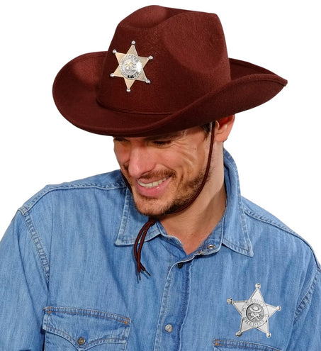 e-carnavalskleding-SYK Sheriff ster zilver