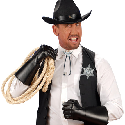 e-carnavalskleding-SYK Sherriff ster en ketting cowboy