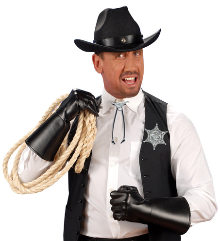 e-carnavalskleding-SYK Sherriff ster en ketting cowboy