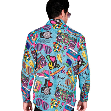 e-carnavalskleding-SYK Shirt 80s Funky
