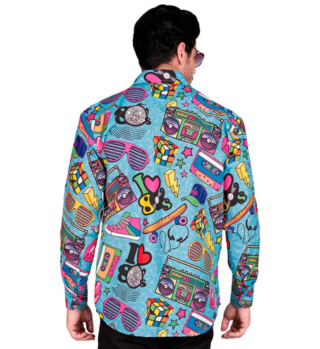 e-carnavalskleding-SYK Shirt 80s Funky
