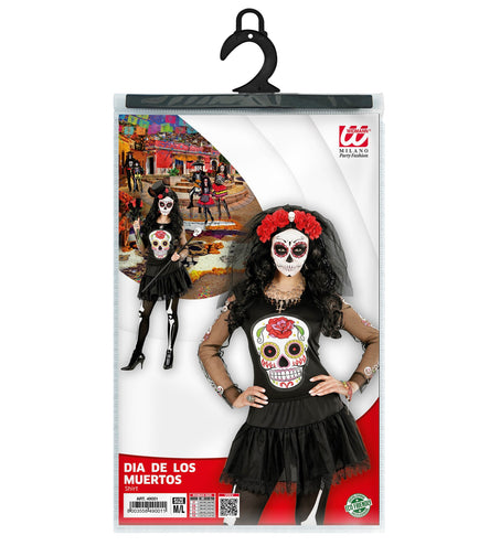 e-carnavalskleding-SYK Shirt dia los Muertos
