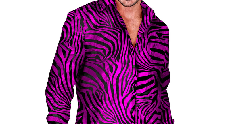 e-carnavalskleding-SYK Shirt zebra pink
