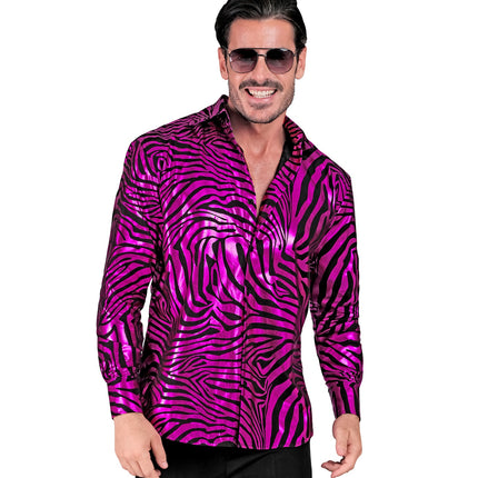 e-carnavalskleding-SYK Shirt zebra pink