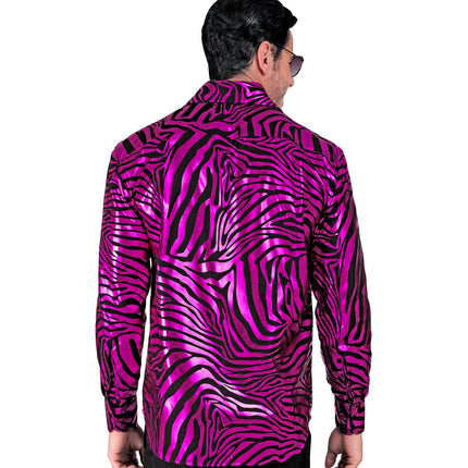 e-carnavalskleding-SYK Shirt zebra pink