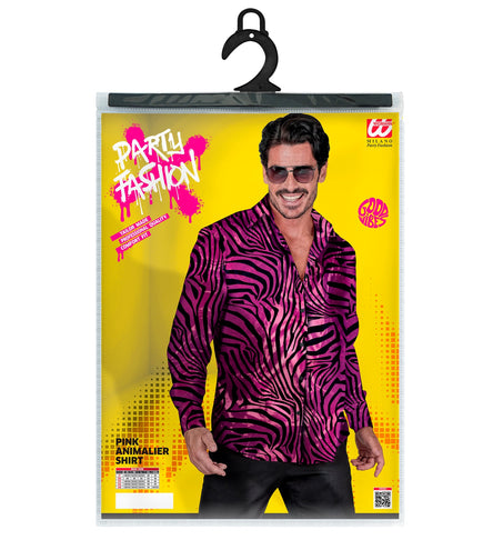 e-carnavalskleding-SYK Shirt zebra pink