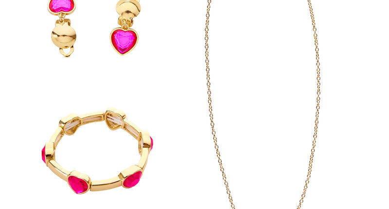 e-carnavalskleding-SYK Sieraden set in goudkleur kids