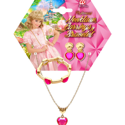 e-carnavalskleding-SYK Sieraden set in goudkleur kids