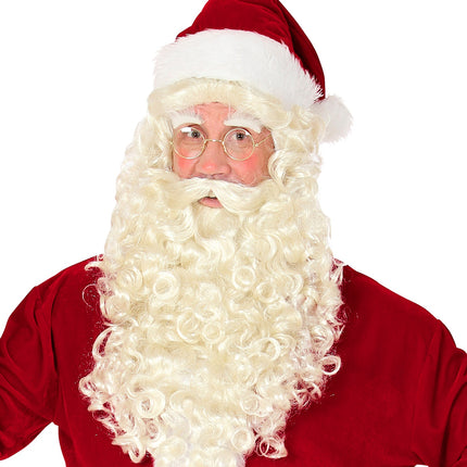 e-carnavalskleding-SYK Sinterklaas of Kerstman baard en pruik
