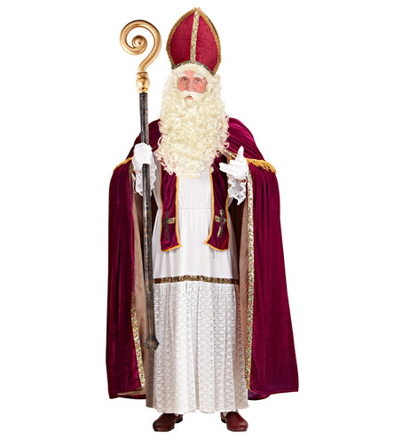 e-carnavalskleding-SYK Sinterklaas of Kerstman baard en pruik