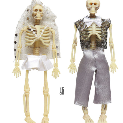 e-carnavalskleding-SYK Skelet bruidspaar halloween deco