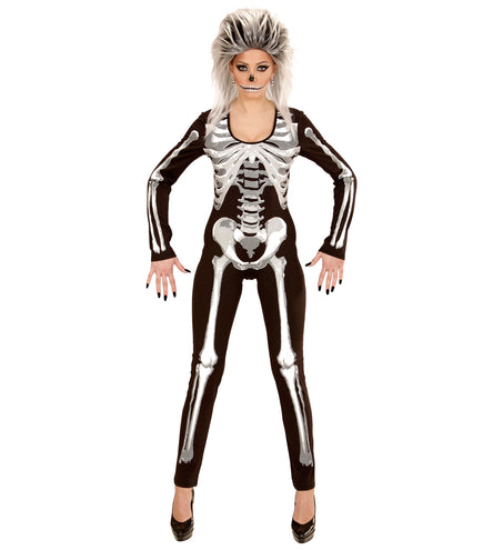 e-carnavalskleding-SYK Skelet dames jumpsuits