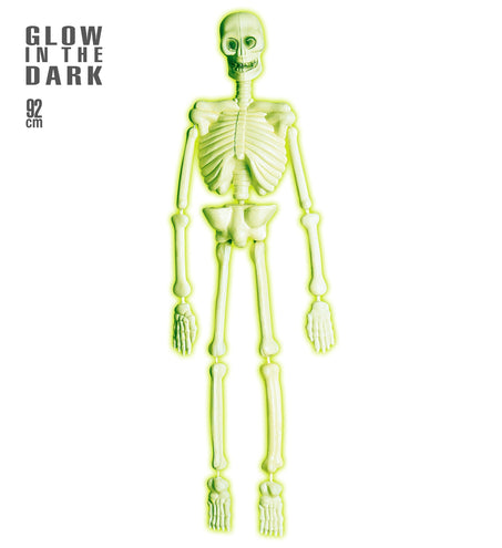 e-carnavalskleding-SYK Skelet hangend glow in the dark