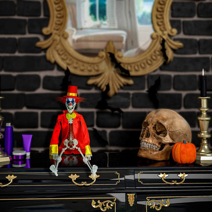 e-carnavalskleding-SYK Skelet horror clown 40cm