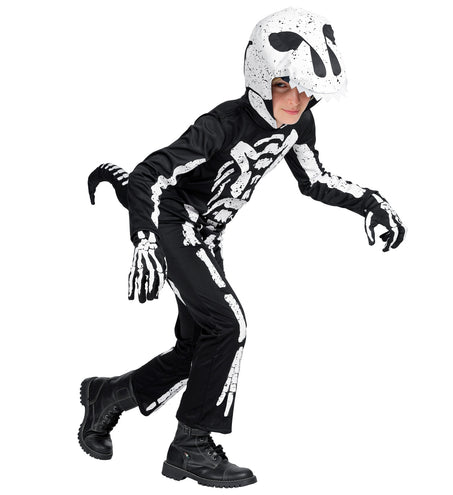 e-carnavalskleding-SYK Skelet pak T-rex kostuum