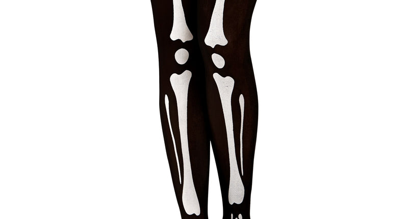 e-carnavalskleding-SYK Skelet panty botten dames