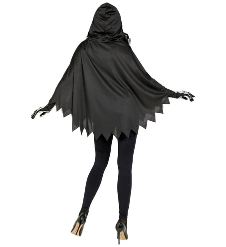 e-carnavalskleding-SYK Skelet poncho halloween volwassenen