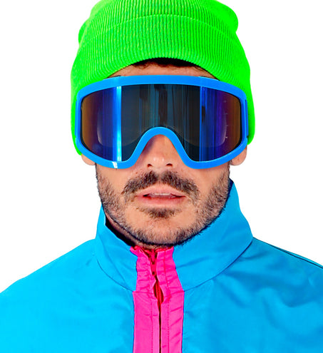 e-carnavalskleding-SYK Skibril blauw
