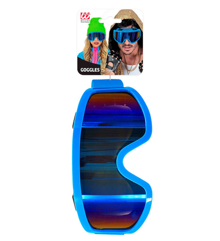 e-carnavalskleding-SYK Skibril blauw