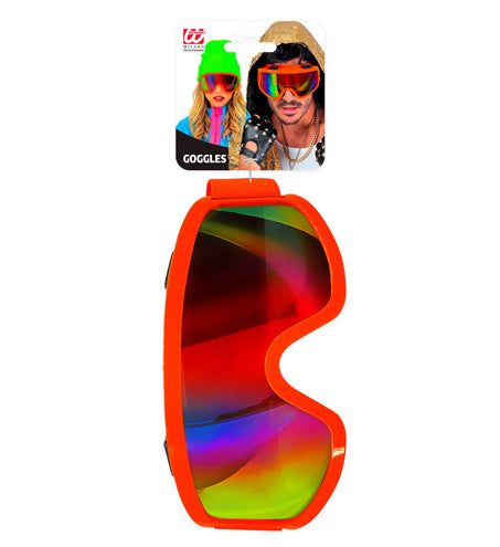 e-carnavalskleding-SYK Skibril neon oranje