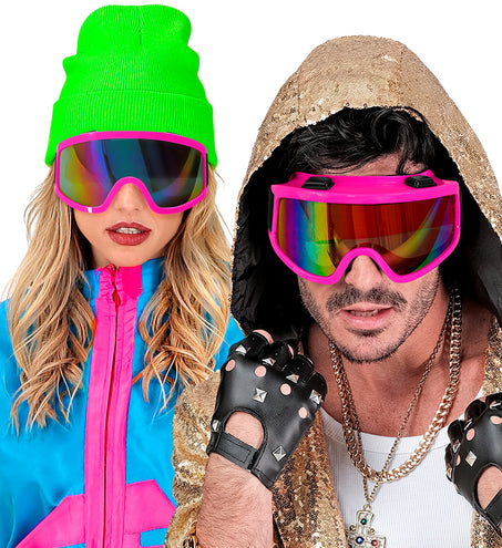 e-carnavalskleding-SYK Skibril roze