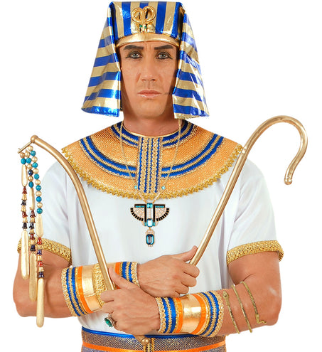 e-carnavalskleding-SYK Slangen armband goud Egyptisch