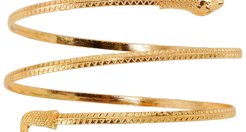 e-carnavalskleding-SYK Slangen armband goud Egyptisch