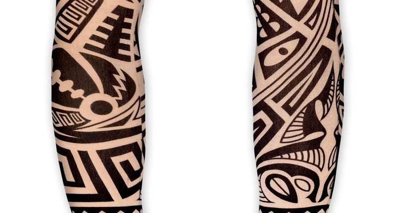 e-carnavalskleding-SYK Sleeves tribal tattoo