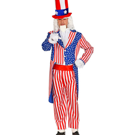 e-carnavalskleding-SYK Slipjas Amerika USA heren