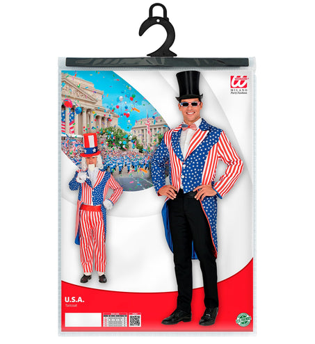 e-carnavalskleding-SYK Slipjas Amerika USA heren
