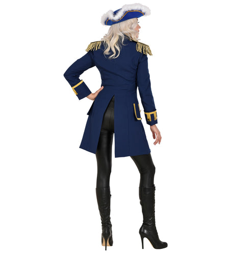 e-carnavalskleding-SYK Slipjas blauw dames