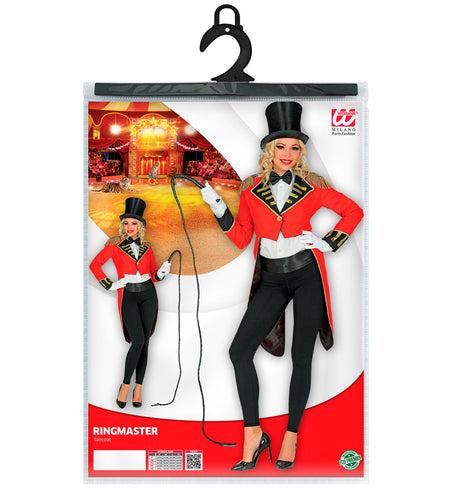 e-carnavalskleding-SYK Slipjas circusdirecteur dames