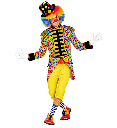 e-carnavalskleding-SYK Slipjas Clown carnaval meerkleurig heren